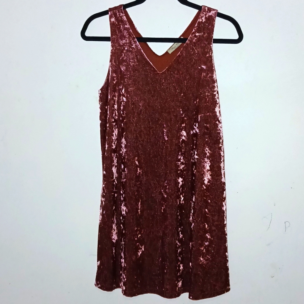 Final Touch coudrouy sleeveless V neck women's dress | Size: Small